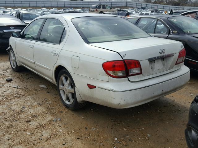 JNKDA31AX3T108165 - 2003 INFINITI I35 WHITE photo 3