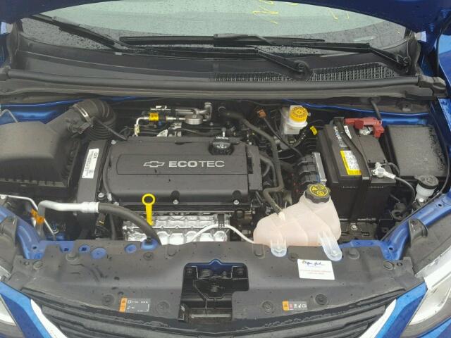 1G1JB5SH6H4166048 - 2017 CHEVROLET SONIC LS BLUE photo 7