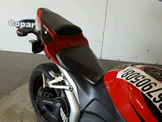 JH2PC40008M104612 - 2008 HONDA CBR600 RR RED photo 6