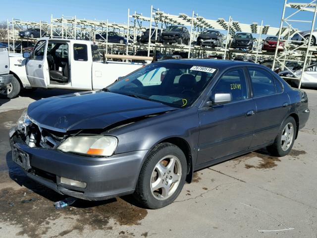 19UUA56622A038495 - 2002 ACURA 3.2TL GRAY photo 2