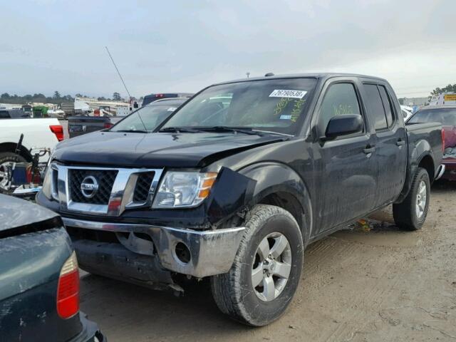 1N6AD0ERXBC409167 - 2011 NISSAN FRONTIER S BLACK photo 2