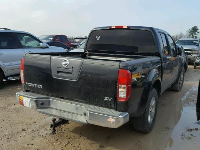 1N6AD0ERXBC409167 - 2011 NISSAN FRONTIER S BLACK photo 4