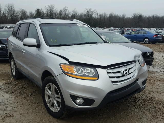 5XYZK4AG7BG050573 - 2011 HYUNDAI SANTA FE L SILVER photo 1