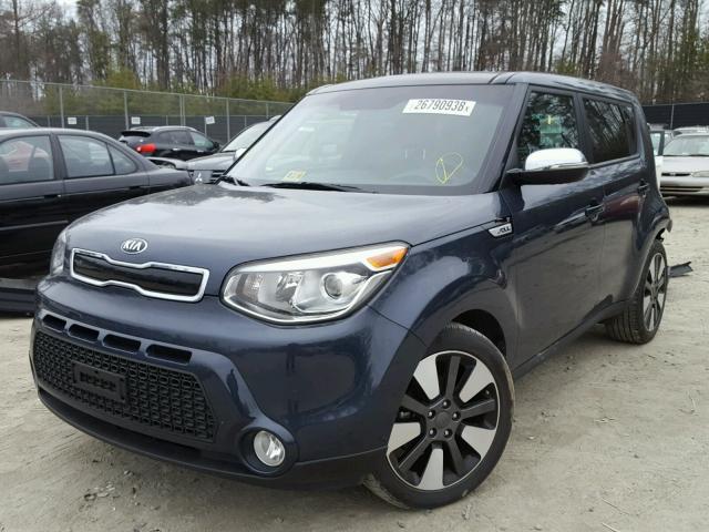 KNDJX3A52F7136500 - 2015 KIA SOUL ! BLUE photo 2