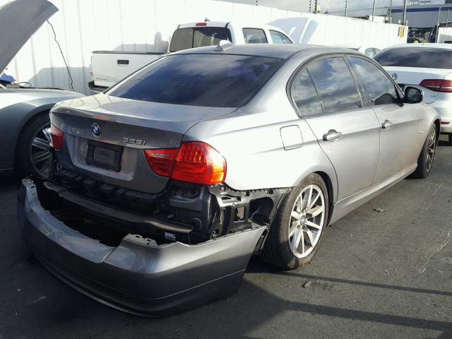 WBAPH5G53BNM72878 - 2011 BMW 328 I SULE GRAY photo 4