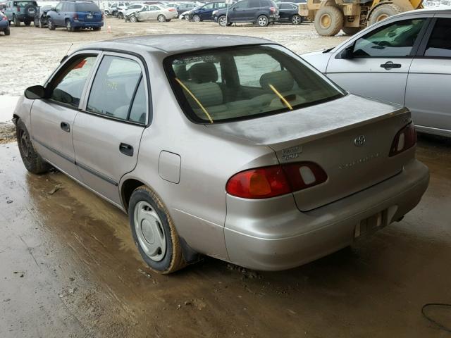 2T1BR12E2YC271110 - 2000 TOYOTA COROLLA VE SILVER photo 3