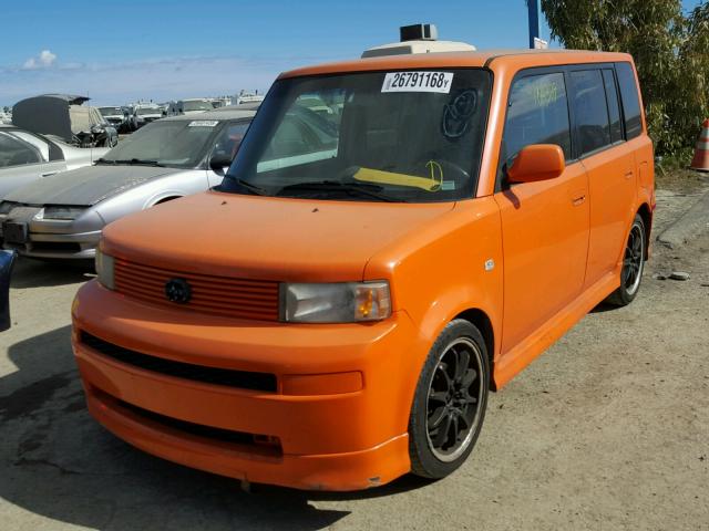 JTLKT324664064843 - 2006 TOYOTA SCION XB ORANGE photo 2