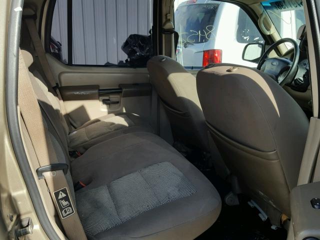 1FMZU67E93UB19111 - 2003 FORD EXPLORER S GOLD photo 6