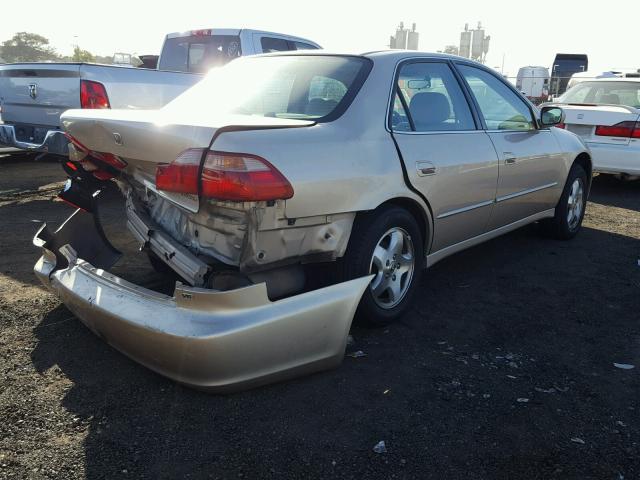 1HGCG1659YA010762 - 2000 HONDA ACCORD EX GOLD photo 4