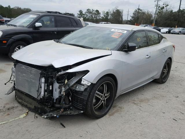 1N4AA6AP5HC403004 - 2017 NISSAN MAXIMA 3.5 SILVER photo 2