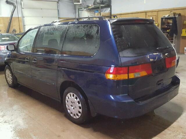 5FNRL18543B107238 - 2003 HONDA ODYSSEY LX BLACK photo 3