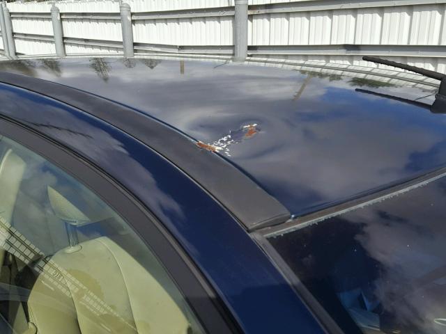 JN8AZ08T05W304446 - 2005 NISSAN MURANO SL BLUE photo 9