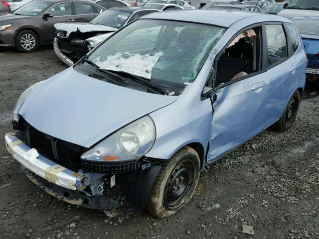 JHMGD38418S041313 - 2008 HONDA FIT BLUE photo 2