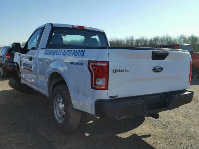 1FTMF1C82HKD62936 - 2017 FORD F150 WHITE photo 3