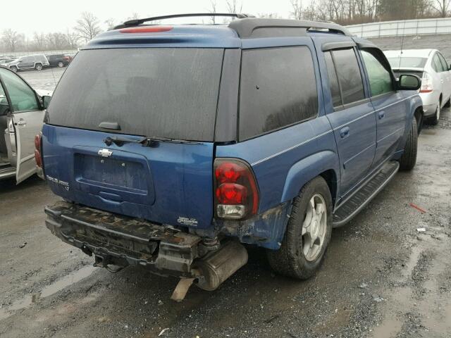 1GNET16S966168566 - 2006 CHEVROLET TRAILBLAZE BLUE photo 4