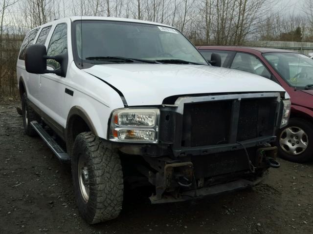 1FMSU45P25ED43716 - 2005 FORD EXCURSION WHITE photo 1