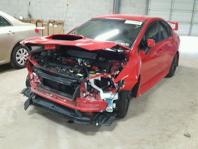 JF1VA2L64F9827010 - 2015 SUBARU WRX STI RED photo 2