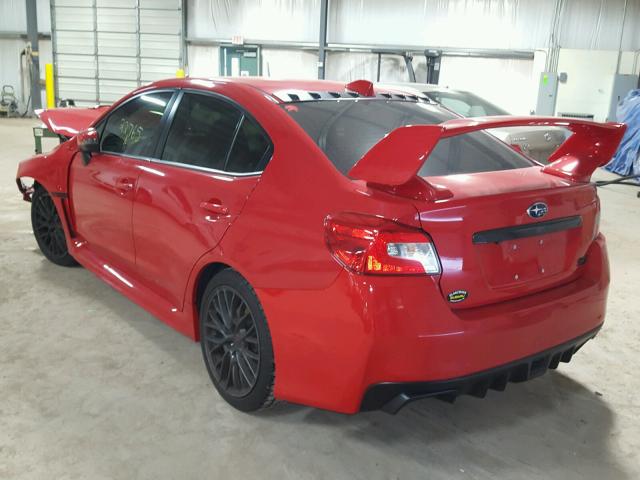 JF1VA2L64F9827010 - 2015 SUBARU WRX STI RED photo 3