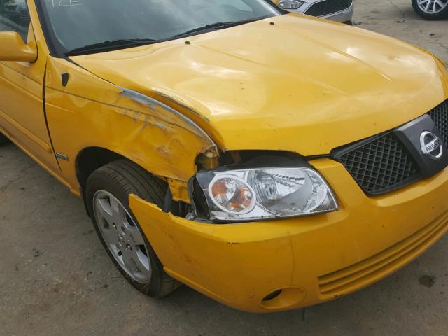 3N1CB51D96L531332 - 2006 NISSAN SENTRA 1.8 YELLOW photo 9