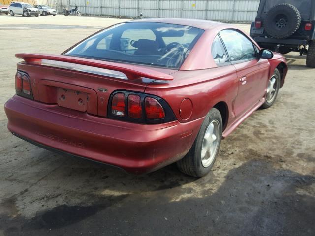 1FALP4043SF206258 - 1995 FORD MUSTANG RED photo 4