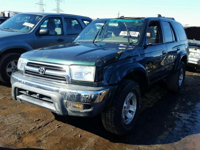 JT3HN86R7Y0322353 - 2000 TOYOTA 4RUNNER SR GREEN photo 2