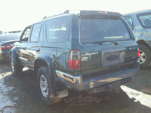 JT3HN86R7Y0322353 - 2000 TOYOTA 4RUNNER SR GREEN photo 3