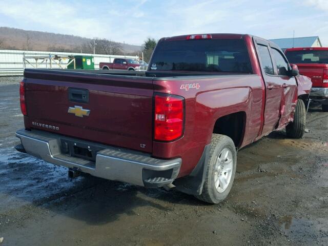 1GCVKREC9HZ111855 - 2017 CHEVROLET SILVERADO RED photo 4