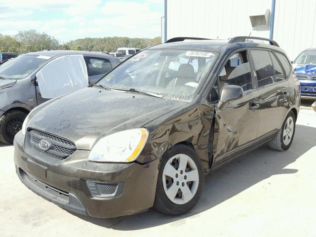 KNAFG528897258287 - 2009 KIA RONDO BASE BROWN photo 2