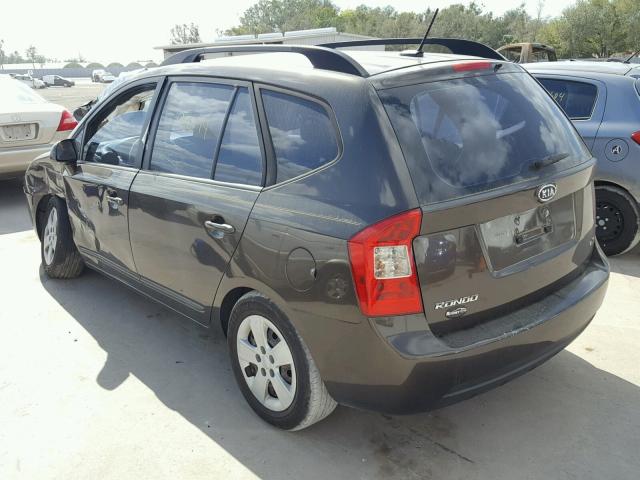 KNAFG528897258287 - 2009 KIA RONDO BASE BROWN photo 3