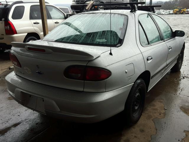 1G1JC524217103043 - 2001 CHEVROLET CAVALIER B SILVER photo 4