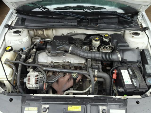 1G1JC524217103043 - 2001 CHEVROLET CAVALIER B SILVER photo 7