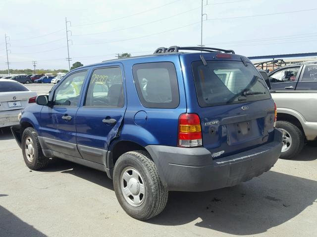 1FMYU02ZX7KA90934 - 2007 FORD ESCAPE XLS BLUE photo 3