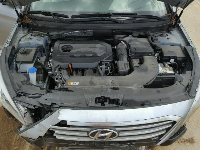 5NPE24AFXGH326461 - 2016 HYUNDAI SONATA SE SILVER photo 7