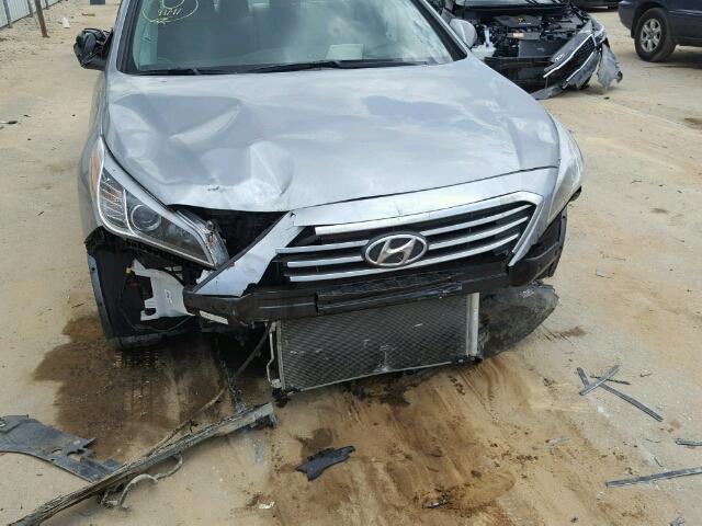 5NPE24AFXGH326461 - 2016 HYUNDAI SONATA SE SILVER photo 9