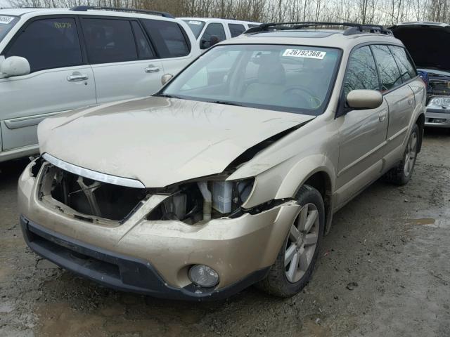 4S4BP62C687301403 - 2008 SUBARU OUTBACK 2. BEIGE photo 2