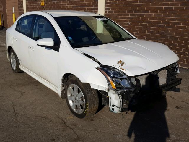 3N1AB6AP5BL673498 - 2011 NISSAN SENTRA 2.0 WHITE photo 1