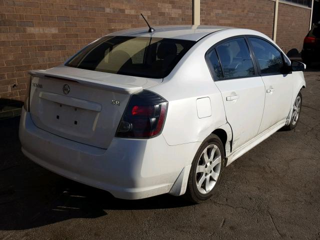 3N1AB6AP5BL673498 - 2011 NISSAN SENTRA 2.0 WHITE photo 4