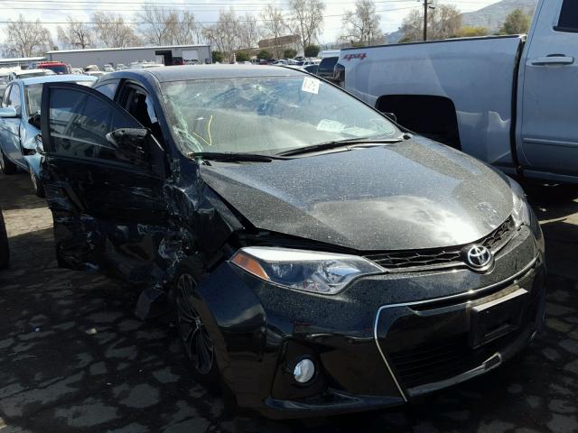 5YFBURHE6GP562227 - 2016 TOYOTA COROLLA L BLACK photo 1