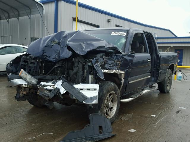 2GCEK19V151237659 - 2005 CHEVROLET SILVERADO BLUE photo 2