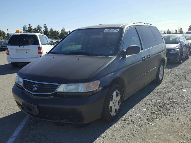 2HKRL18631H592849 - 2001 HONDA ODYSSEY EX BLACK photo 2