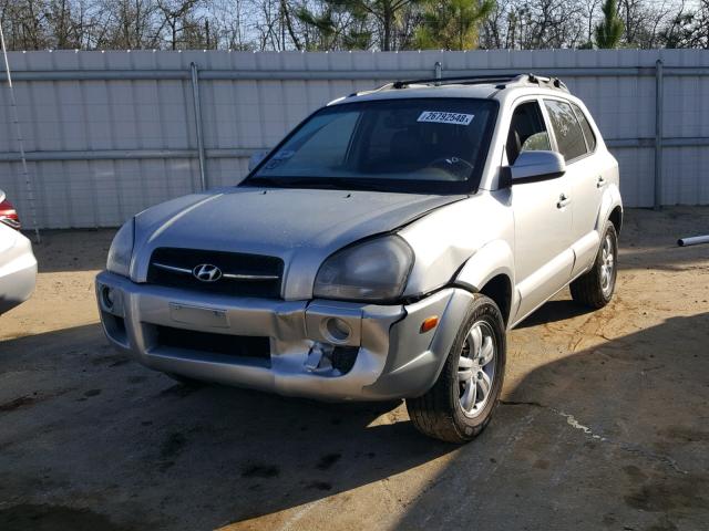 KM8JN12D57U637668 - 2007 HYUNDAI TUCSON SE SILVER photo 2