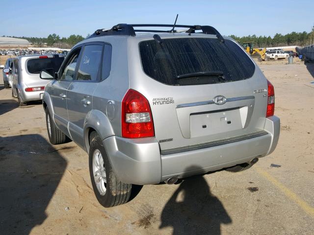 KM8JN12D57U637668 - 2007 HYUNDAI TUCSON SE SILVER photo 3