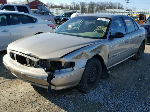 2G4WS52MXX1430243 - 1999 BUICK CENTURY CU BEIGE photo 2