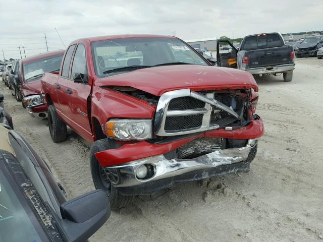 3D7KU28C24G283757 - 2004 DODGE RAM 2500 S RED photo 1