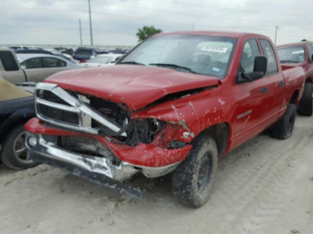 3D7KU28C24G283757 - 2004 DODGE RAM 2500 S RED photo 2