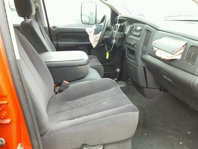 3D7KU28C24G283757 - 2004 DODGE RAM 2500 S RED photo 5