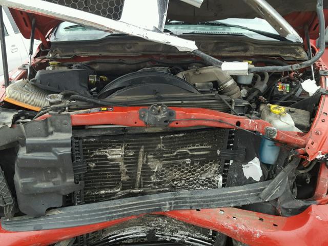 3D7KU28C24G283757 - 2004 DODGE RAM 2500 S RED photo 7