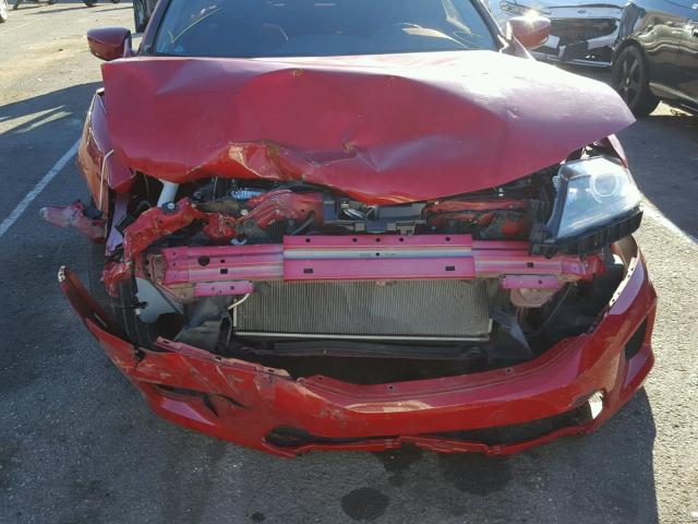 1HGCT1B35EA008194 - 2014 HONDA ACCORD LX- RED photo 9