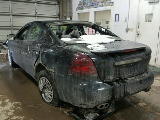 2G2WP522941226277 - 2004 PONTIAC GRAND PRIX BLACK photo 3