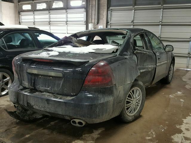 2G2WP522941226277 - 2004 PONTIAC GRAND PRIX BLACK photo 4